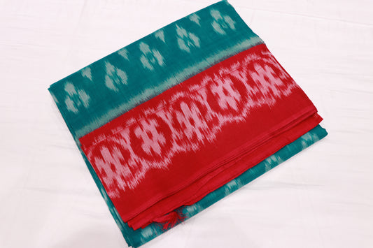 Cotton Saree Blue With  Pink Colour - Vaishali Silks
