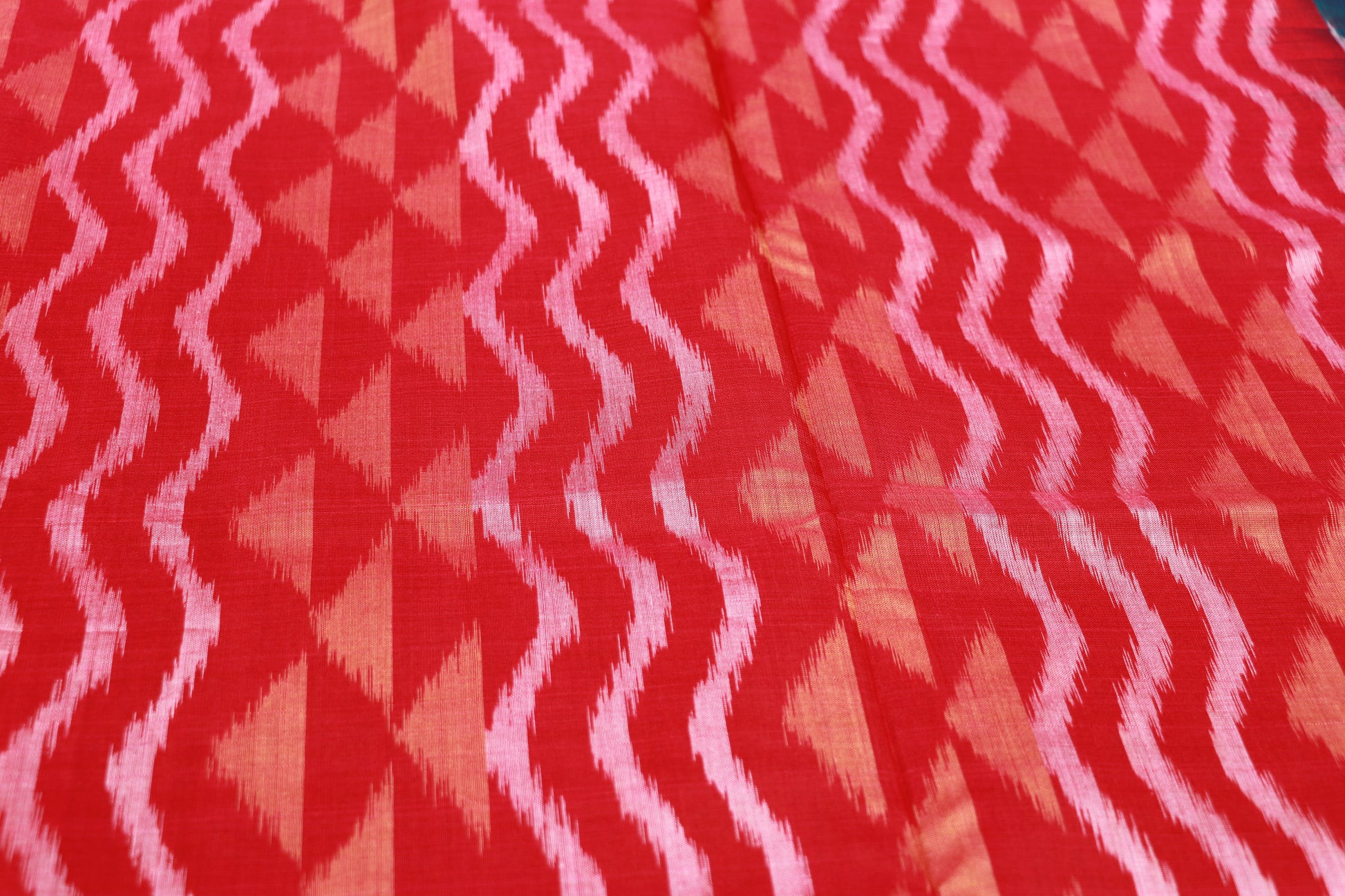 Cotton Saree Blue With  Pink Colour - Vaishali Silks