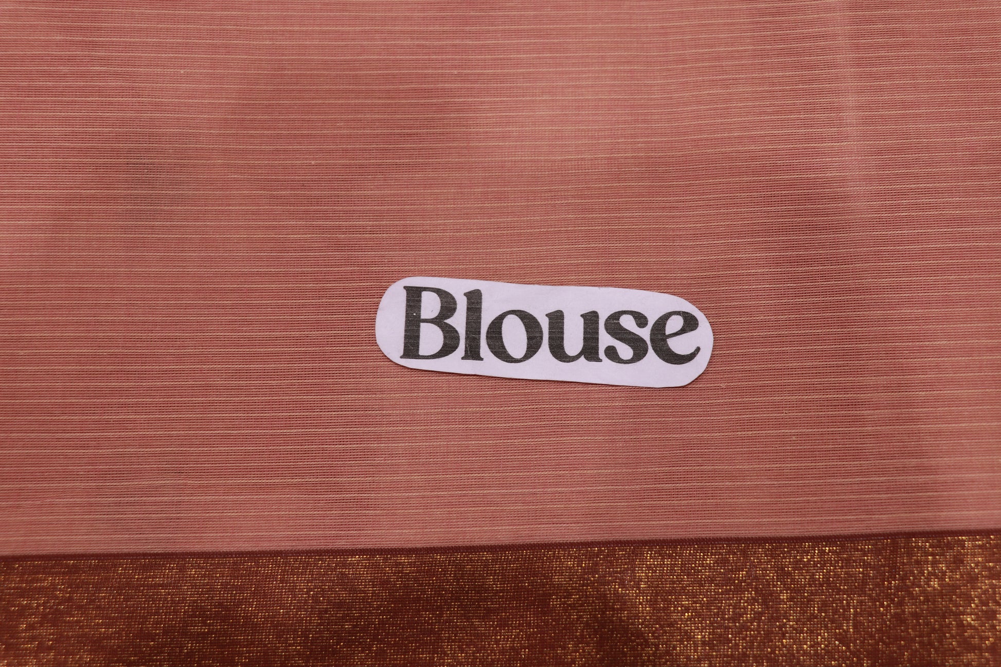 Cotton saree  brown colour - Vaishali Silks
