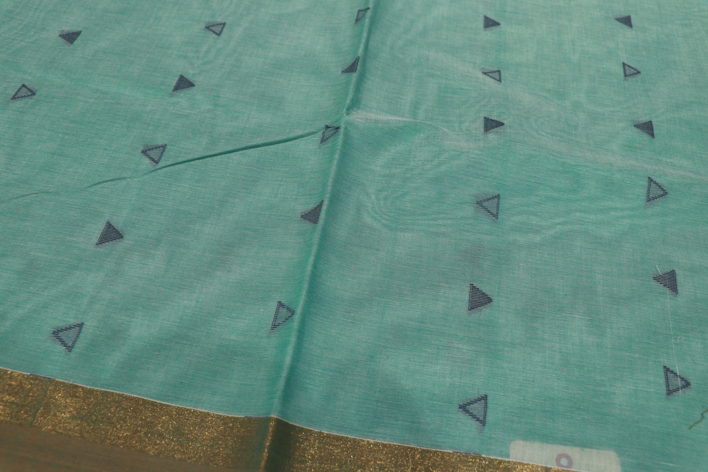 Cotton saree Blue  colour - Vaishali Silks