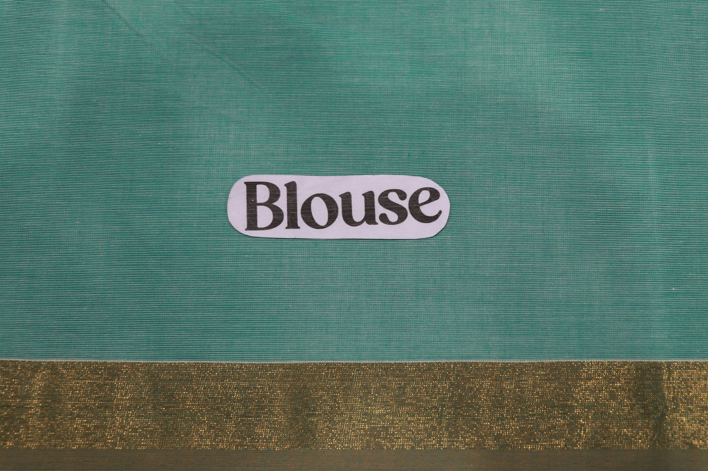 Cotton saree Blue  colour - Vaishali Silks