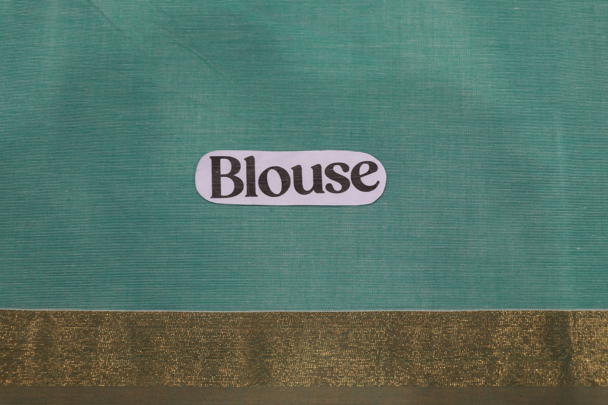 Cotton saree Blue  colour - Vaishali Silks