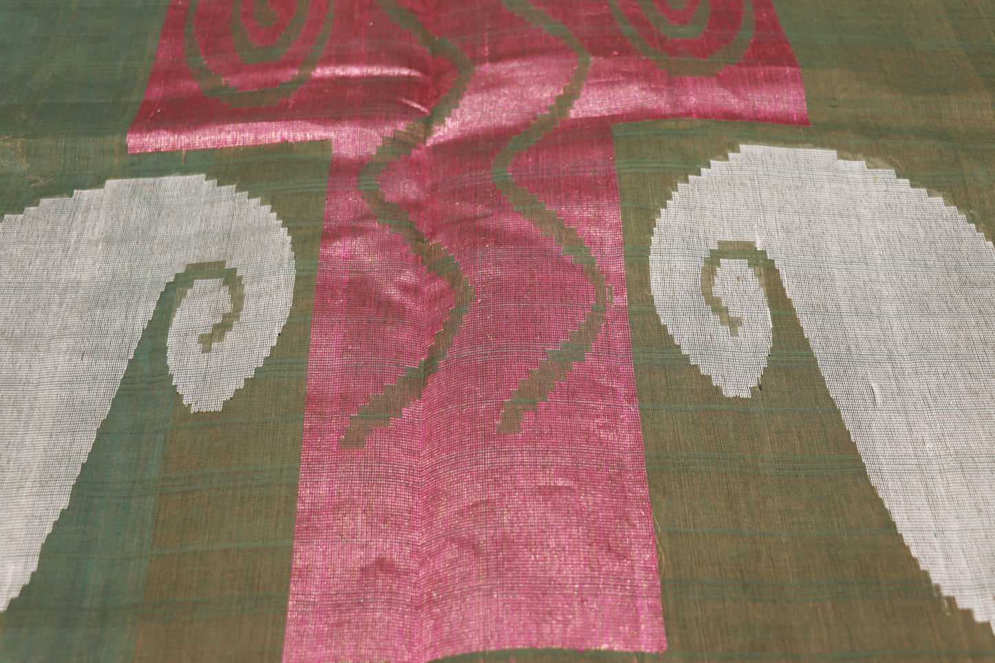 cotton saree Green  Colour - Vaishali Silks