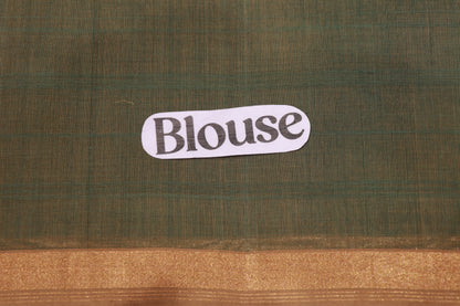 cotton saree Green  Colour - Vaishali Silks