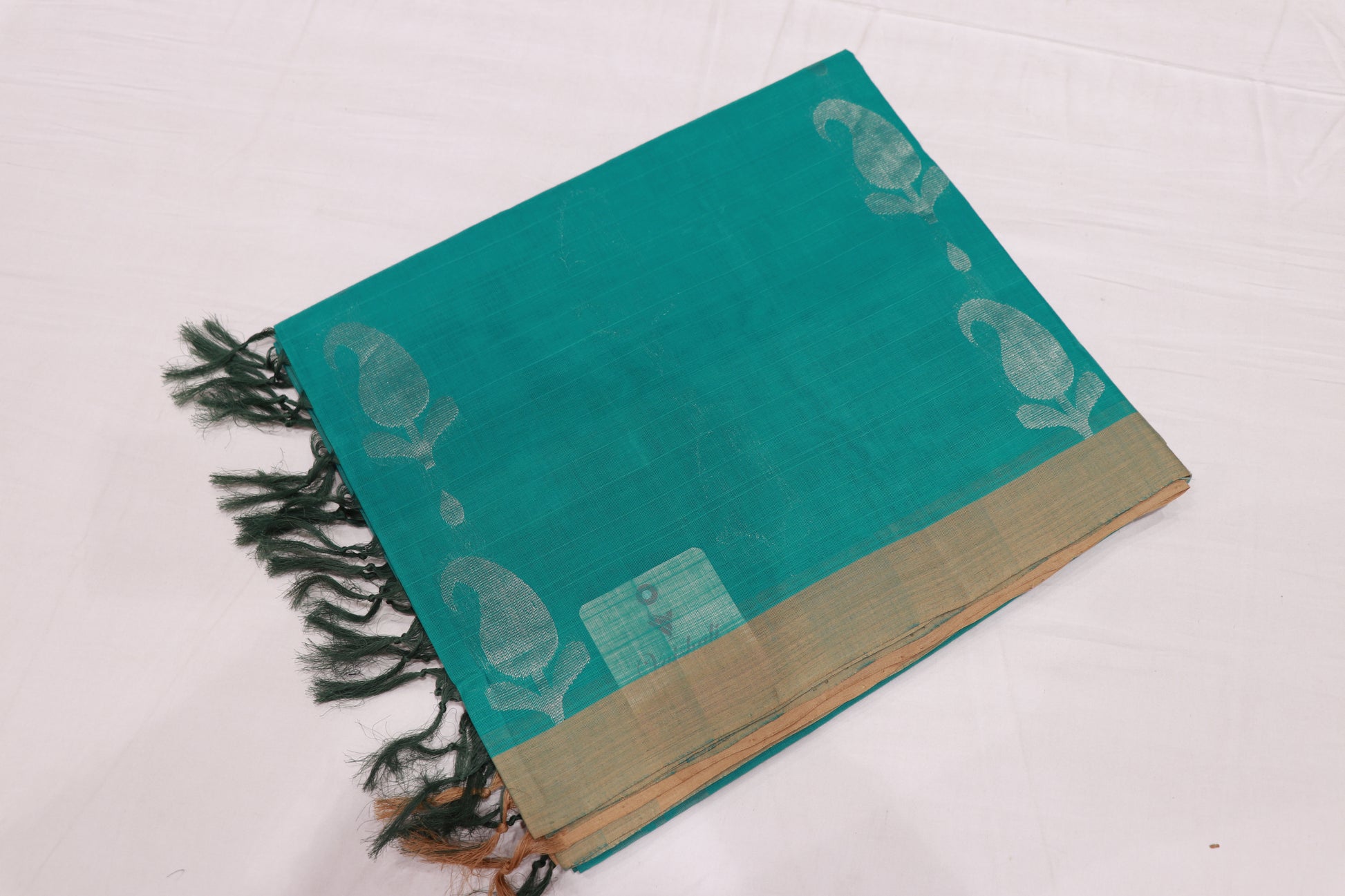 Cotton Saree Ramya Green Colour - Vaishali Silks