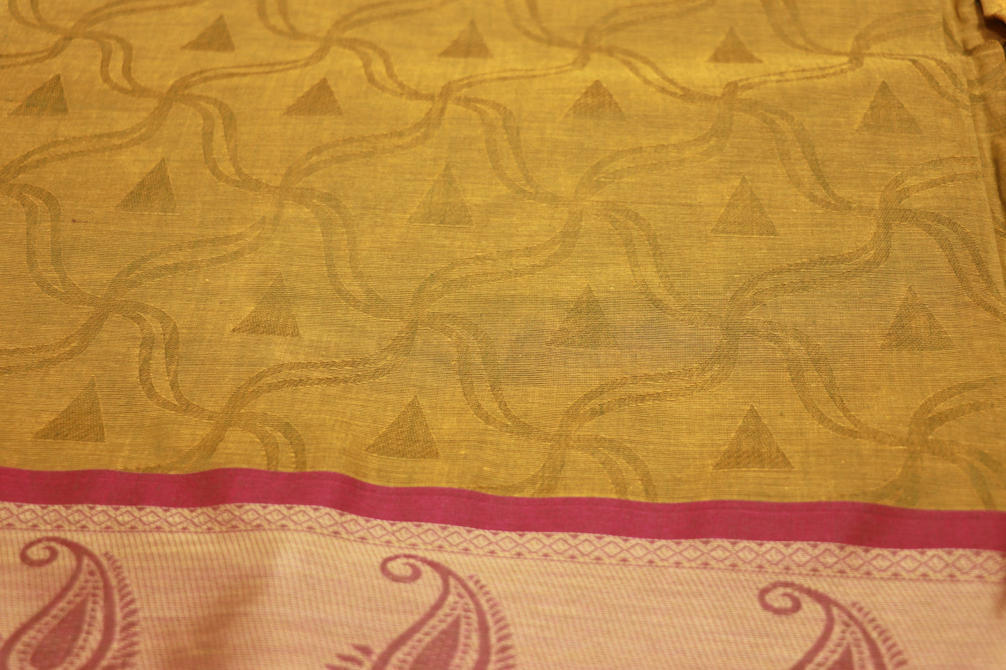 Cotton  Saree Musard Colour - Vaishali Silks