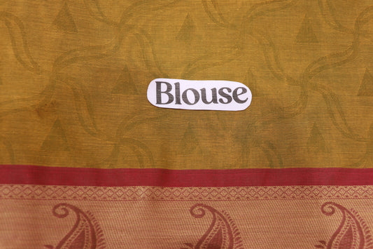 Cotton  Saree Musard Colour - Vaishali Silks