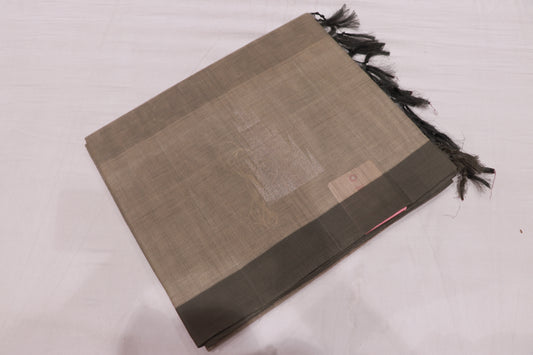 Cotton  Saree Gray Colour - Vaishali Silks