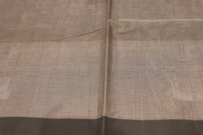 Cotton  Saree Gray Colour - Vaishali Silks