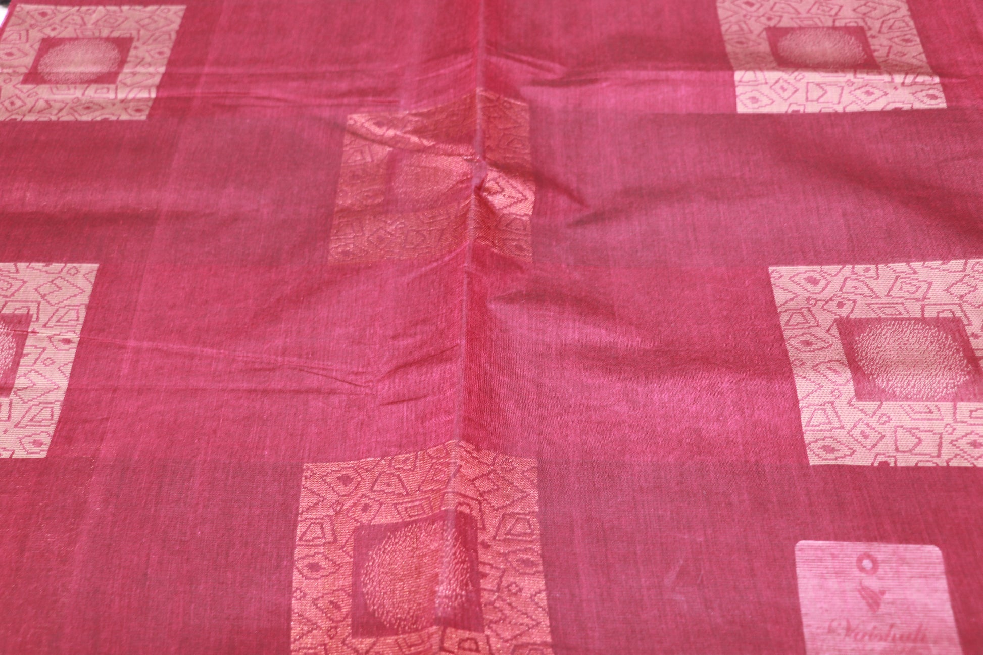 Cotton Saree  Violet Colour - Vaishali Silks