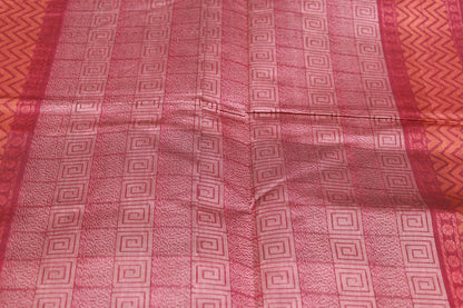 Cotton Saree  Violet Colour - Vaishali Silks
