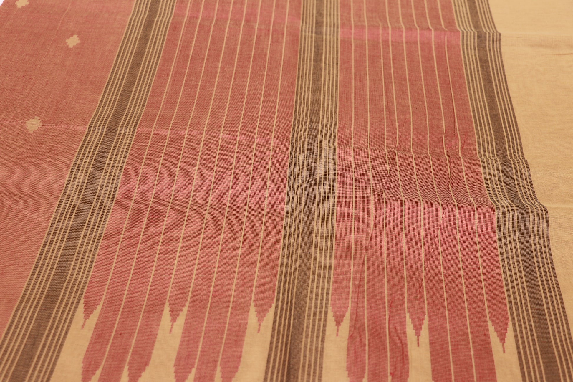 Cotton Saree Light Pink - Vaishali Silks