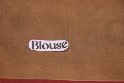 Cotton Saree Brown Colour - Vaishali Silks
