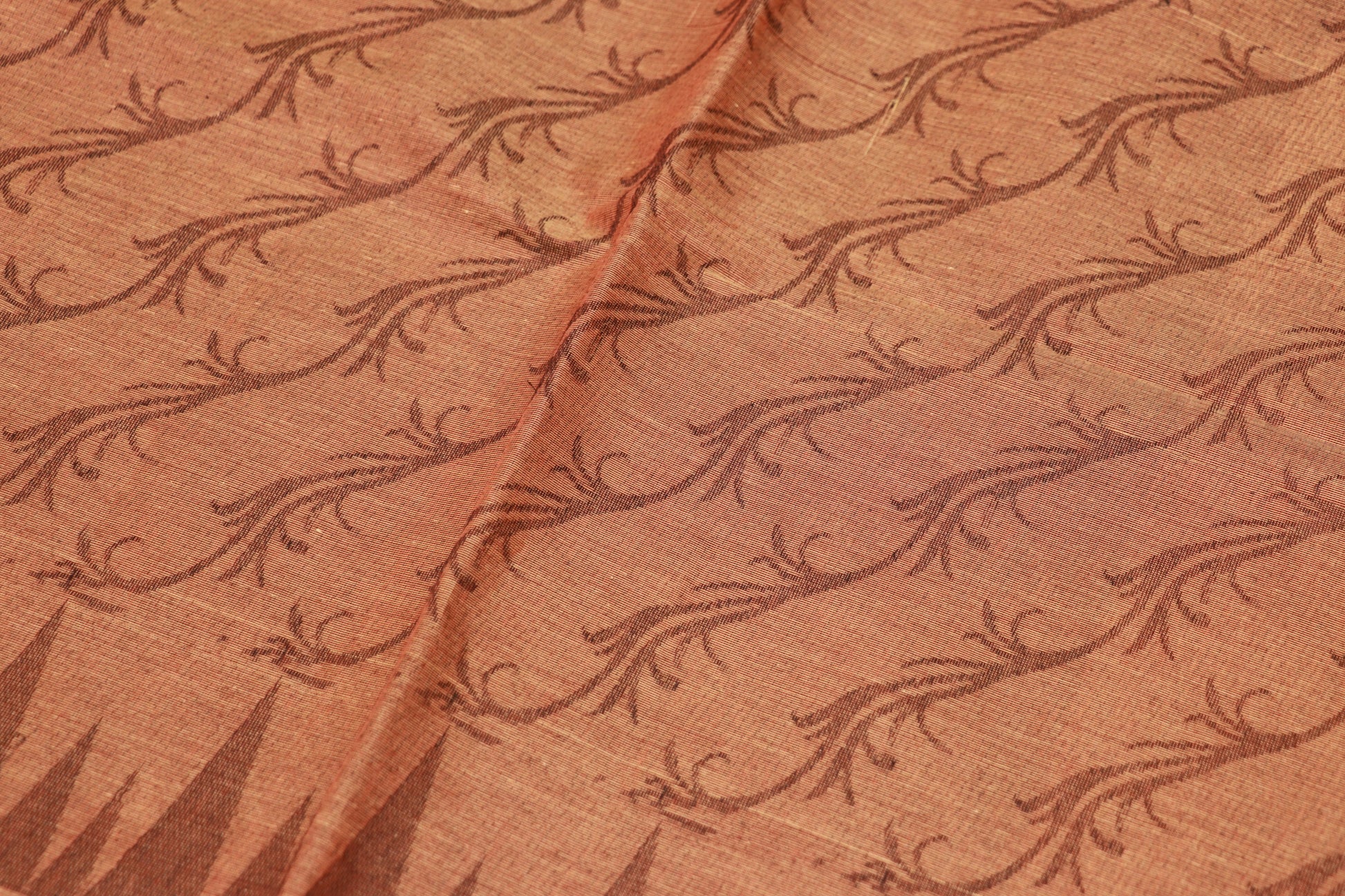Cotton Saree Light  Brown Colour - Vaishali Silks