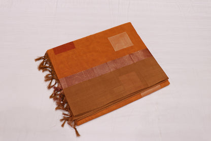 cotton saree Yellow colour - Vaishali Silks