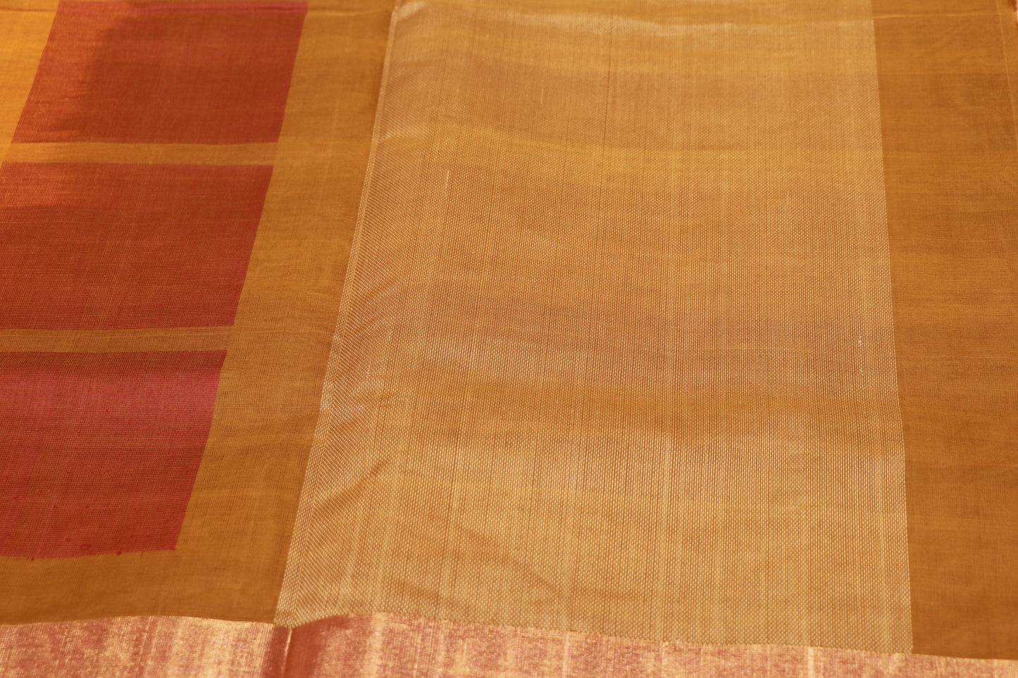 cotton saree Yellow colour - Vaishali Silks