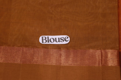 cotton saree Yellow colour - Vaishali Silks