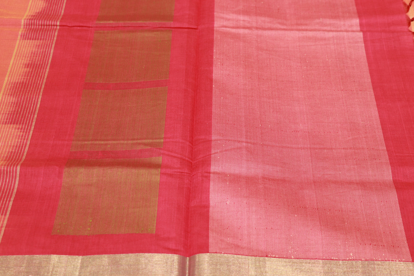 cotton saree Peach  Colour - Vaishali Silks