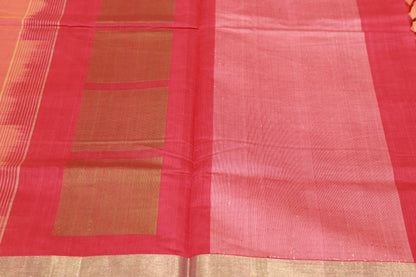 cotton saree Peach  Colour - Vaishali Silks
