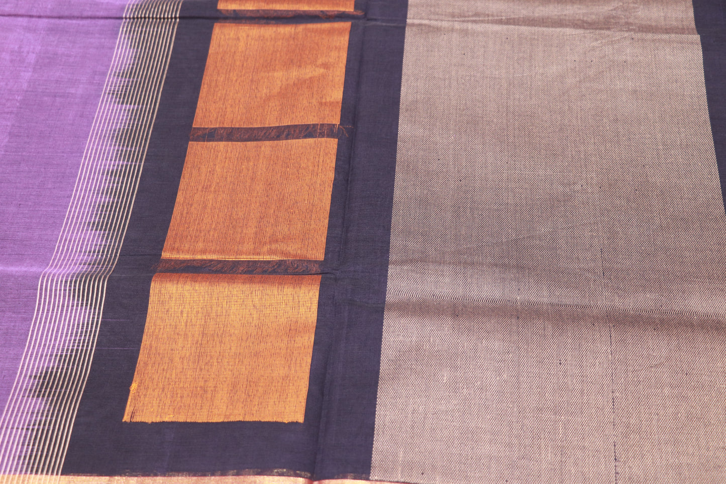 cotton saree violet Colour - Vaishali Silks