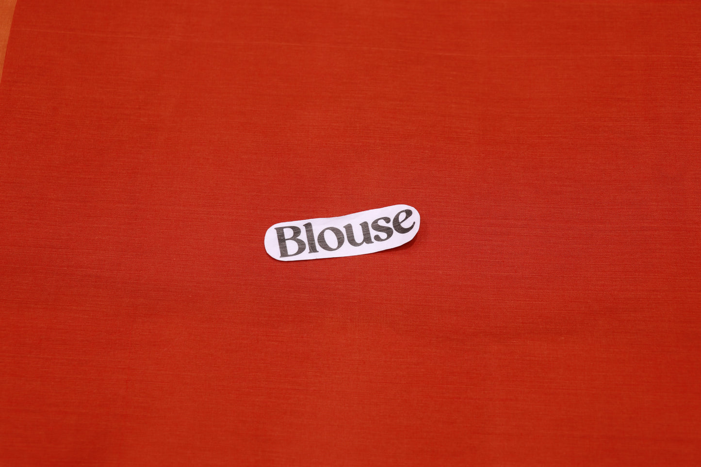 Cotton Saree Orange Colour - Vaishali Silks