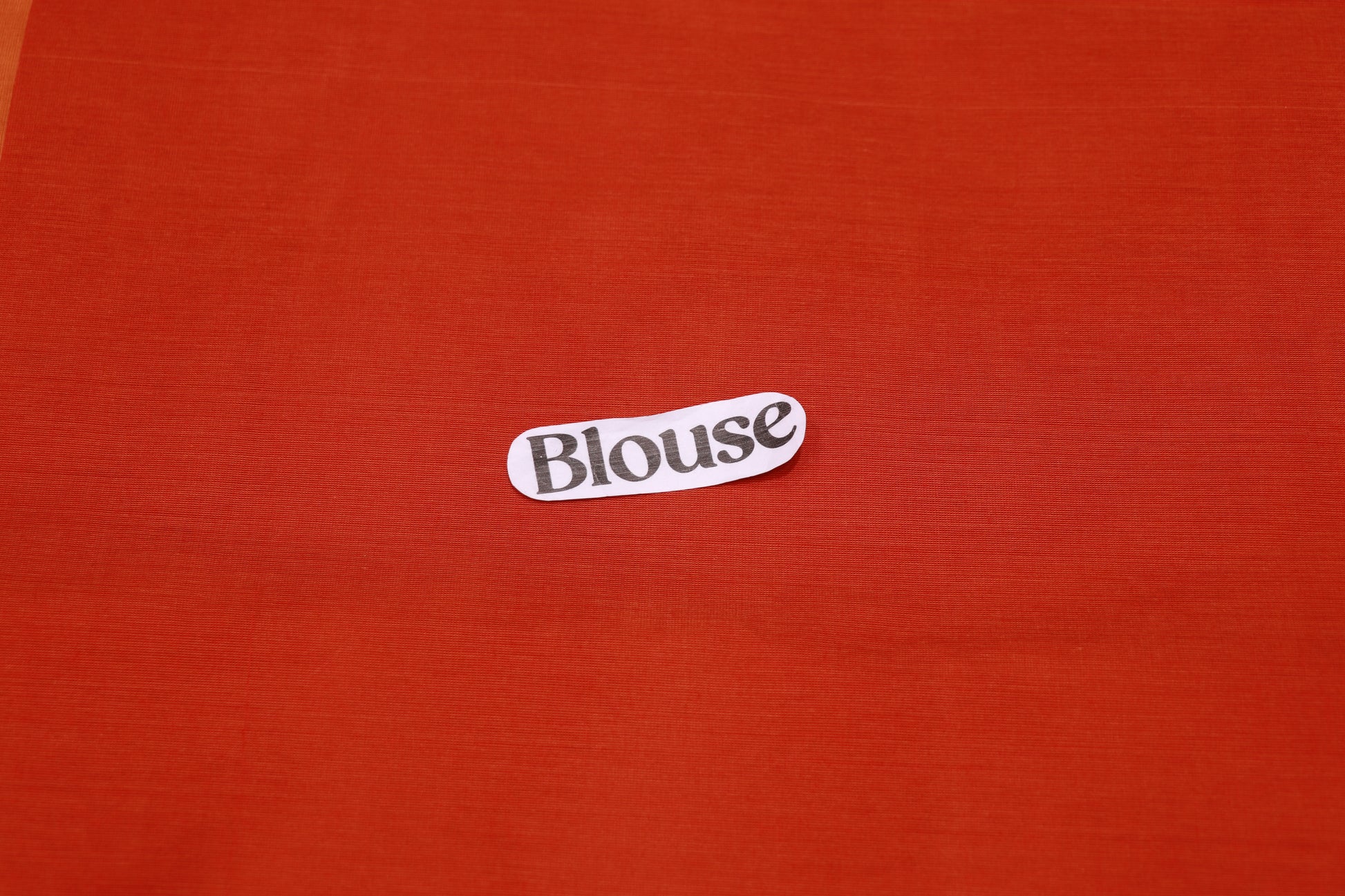 Cotton Saree Orange Colour - Vaishali Silks