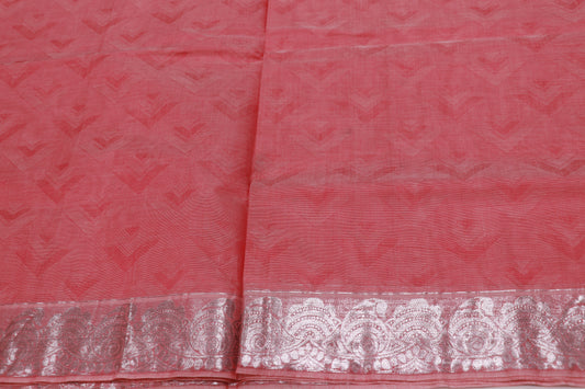 Cotton Saree  pink colour - Vaishali Silks