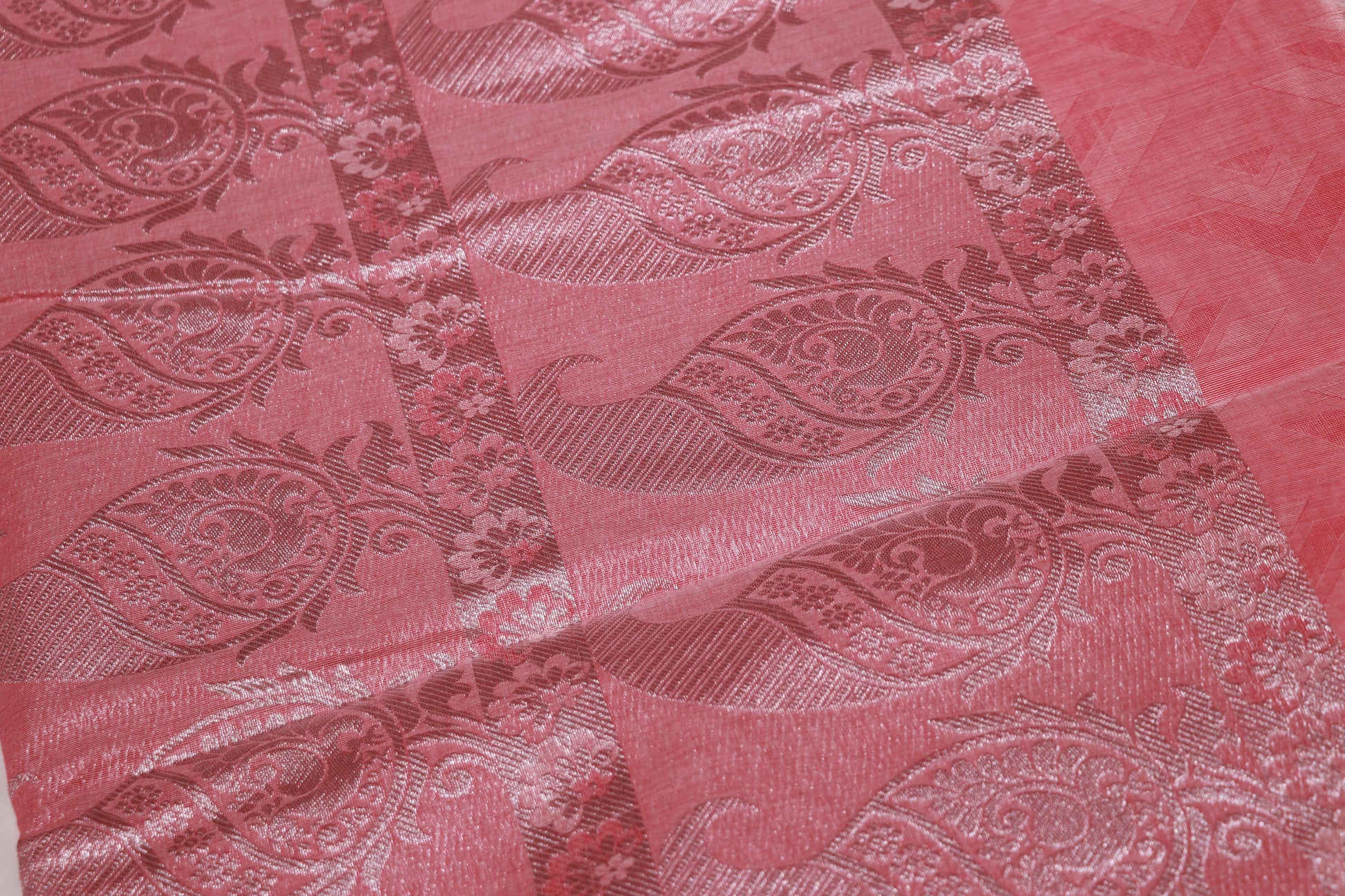 Cotton Saree  pink colour - Vaishali Silks