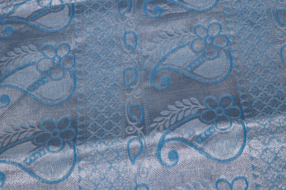 Cotton Saree  Blue colour - Vaishali Silks