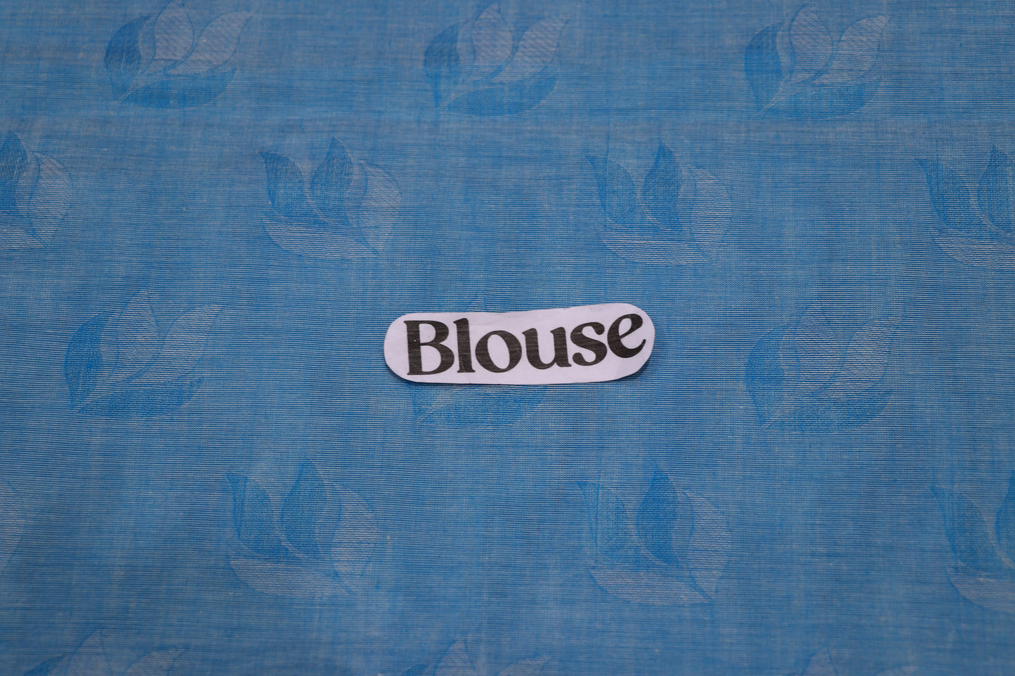 Cotton Saree  Blue colour - Vaishali Silks