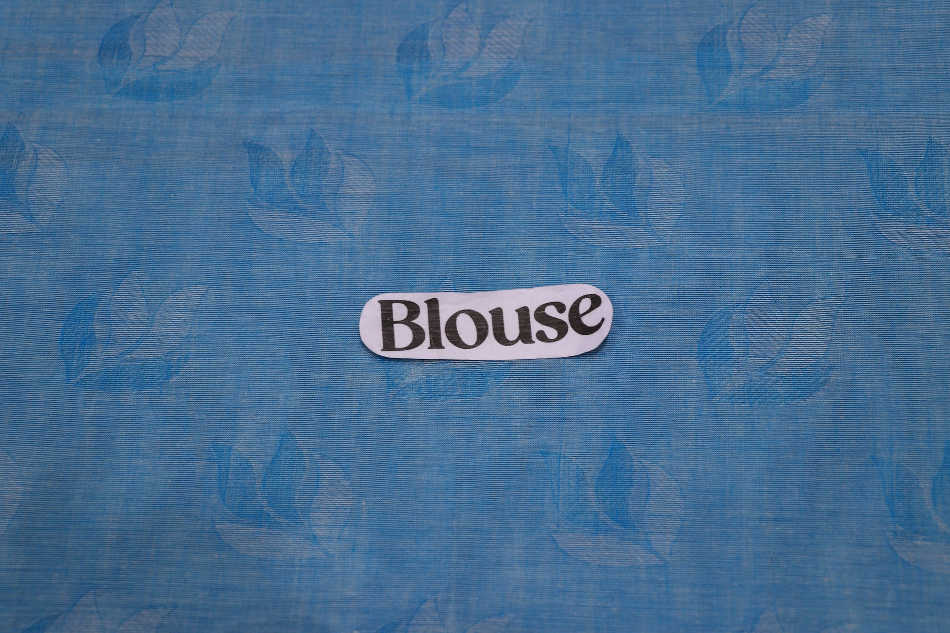 Cotton Saree  Blue colour - Vaishali Silks