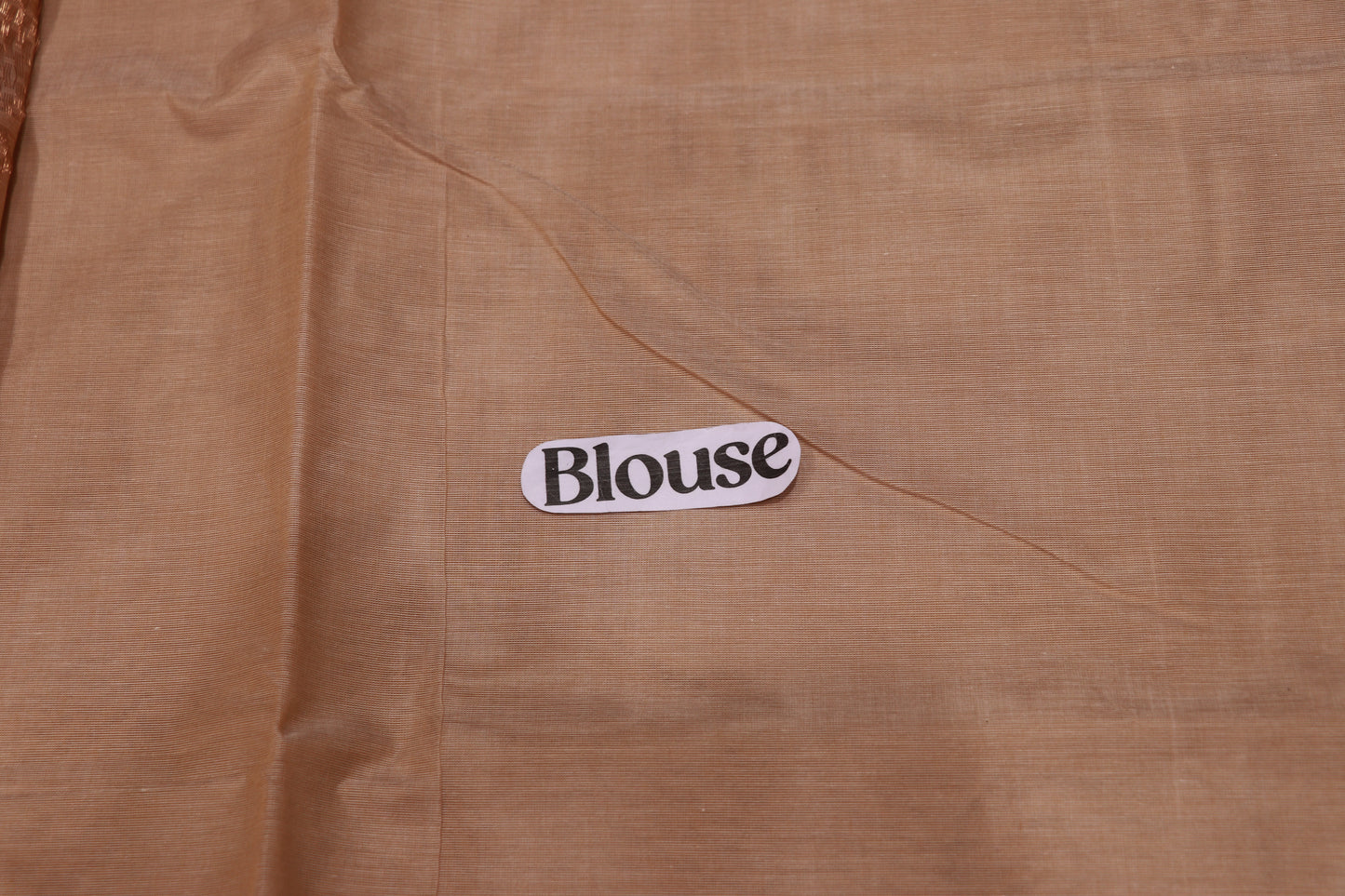 Cotton Saree Sandel  Colour - Vaishali Silks