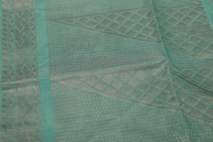 Cotton Saree Light  Green - Vaishali Silks
