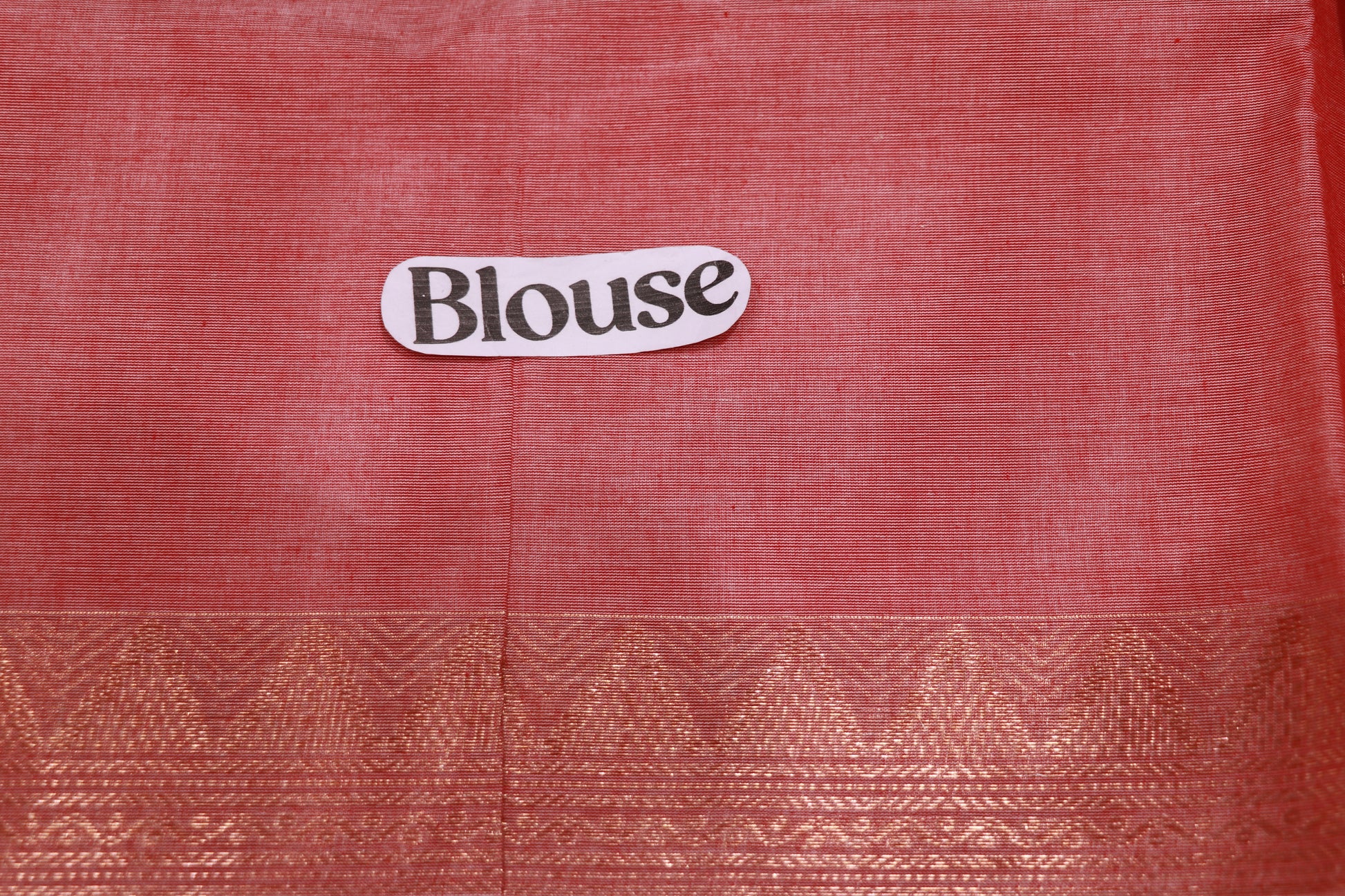 Cotton Saree  Peach Colour - Vaishali Silks