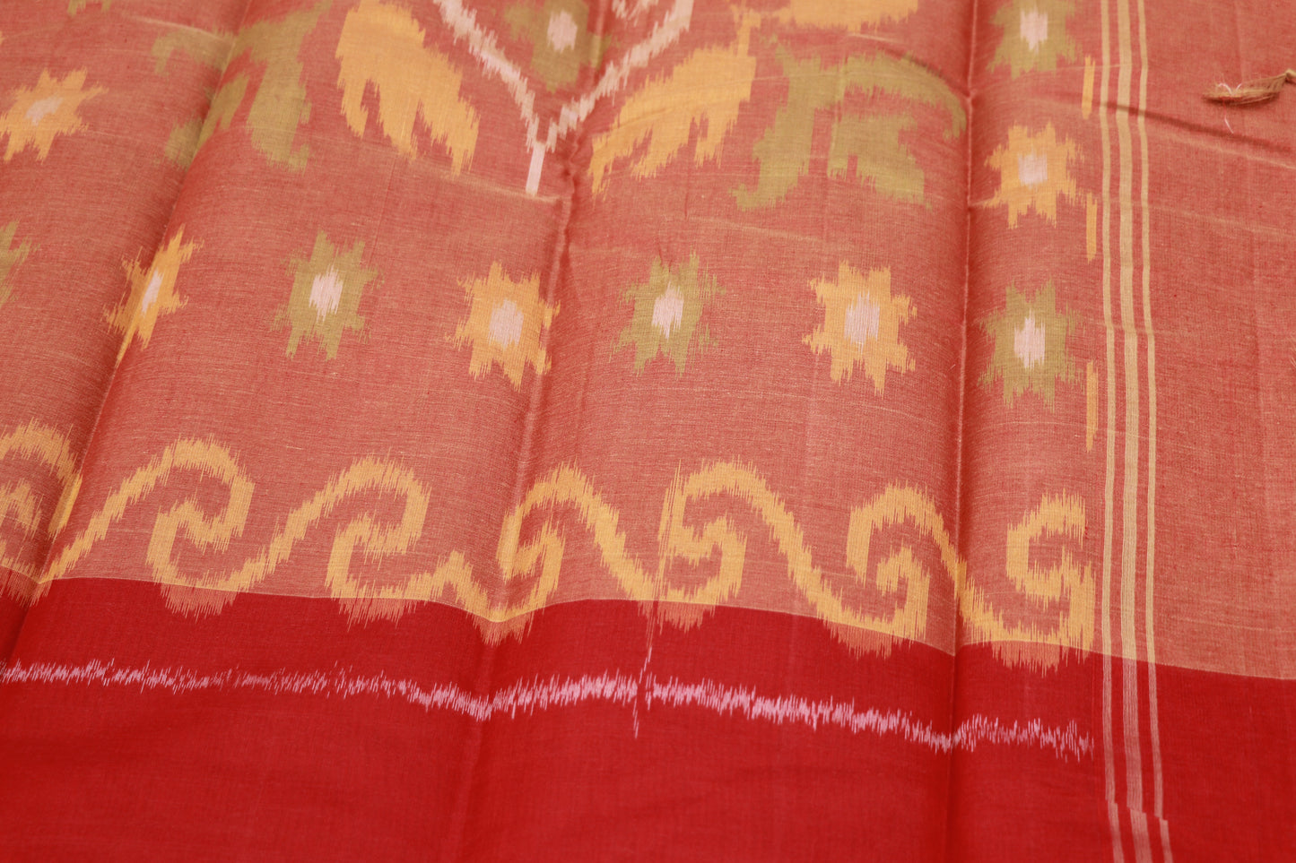 Cotton Saree  brown  colour - Vaishali Silks