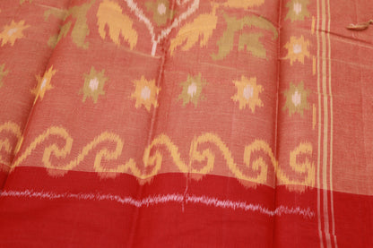 Cotton Saree  brown  colour - Vaishali Silks