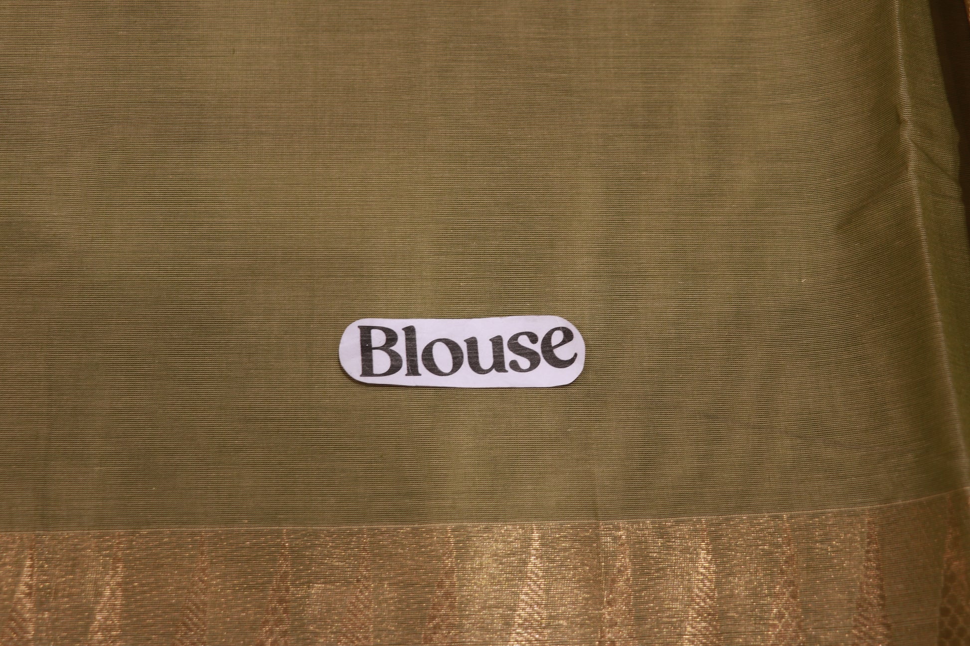 Cotton Saree  green colour - Vaishali Silks