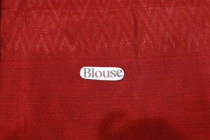 Silk  Cotton  Red  Colour - Vaishali Silks