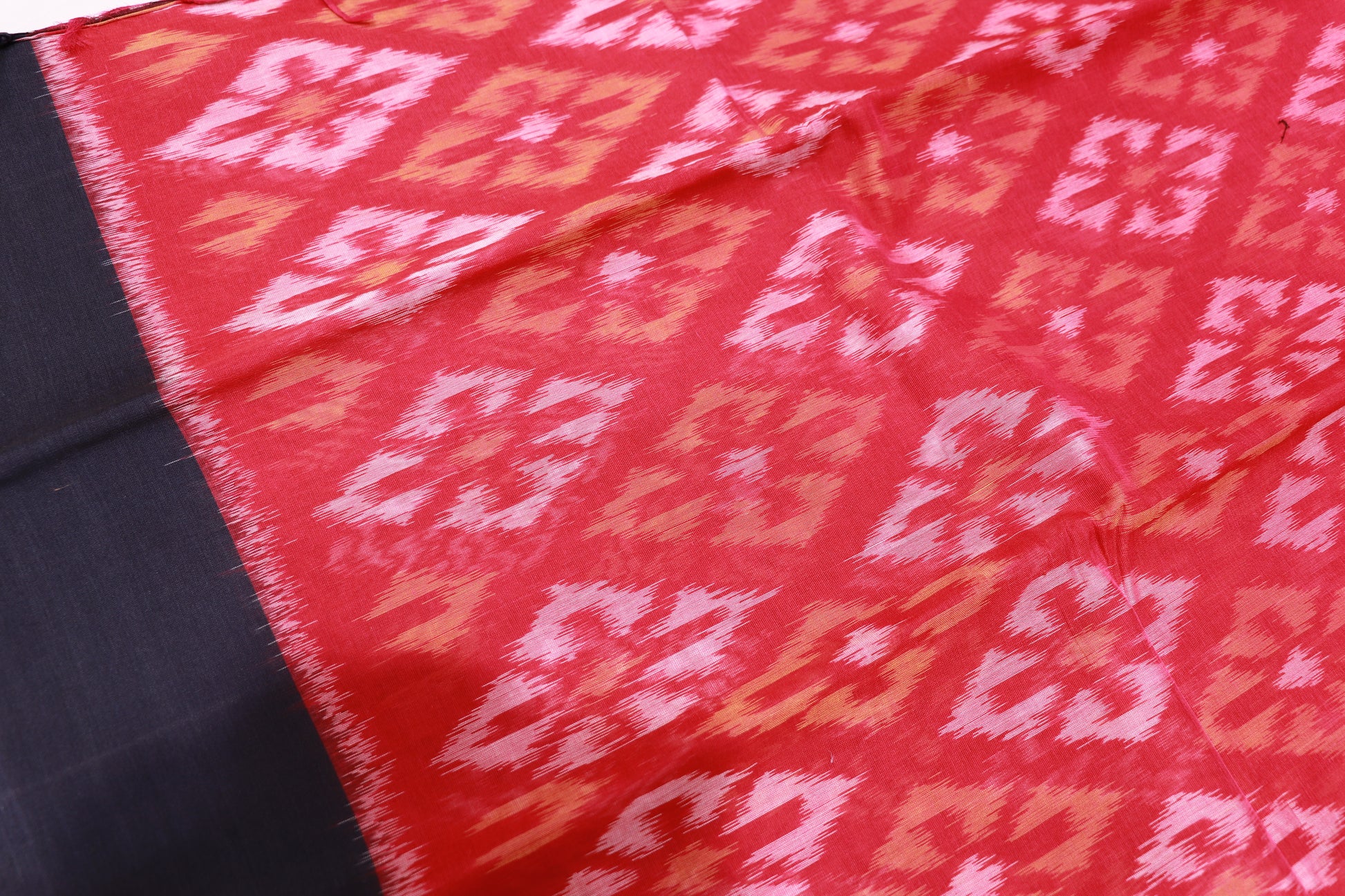 Cotton Saree  PInk With  Blue - Vaishali Silks