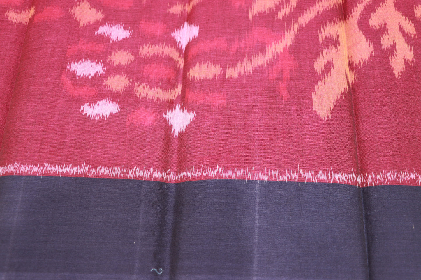 Cotton Saree  PInk With  Blue - Vaishali Silks