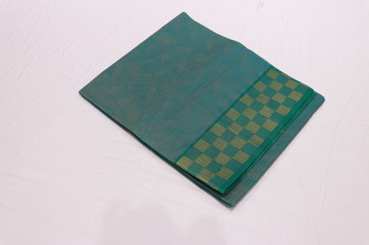 Cotton  saree Blue Colour - Vaishali Silks