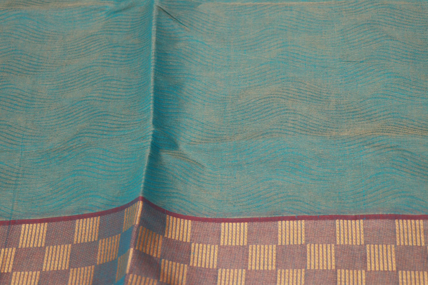 Cotton  saree Blue Colour - Vaishali Silks