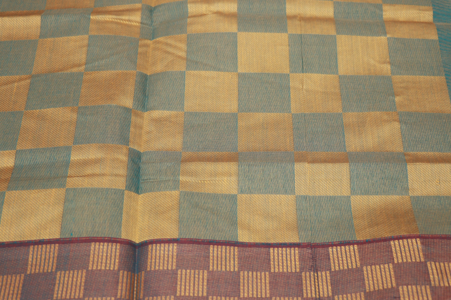 Cotton  saree Blue Colour - Vaishali Silks