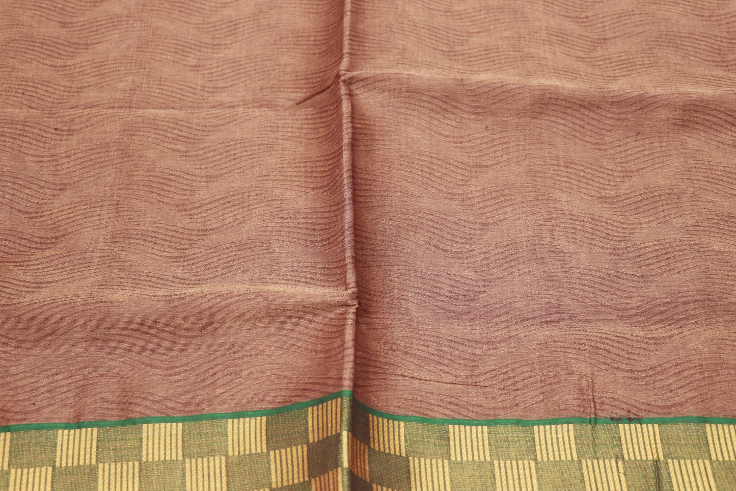 Cotton  saree  Brown  Colour - Vaishali Silks
