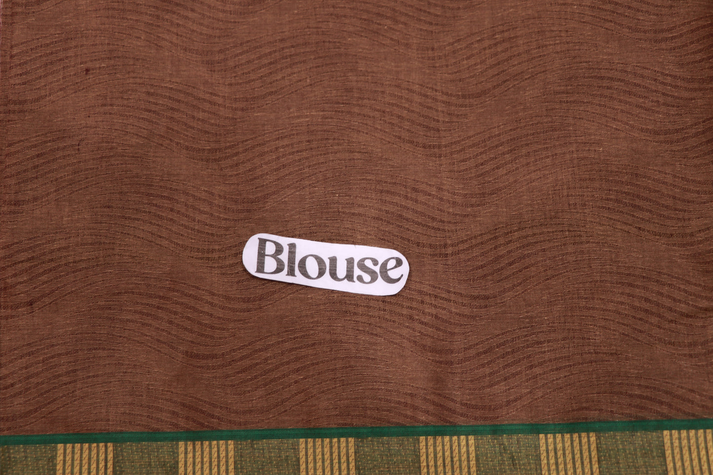 Cotton  saree  Brown  Colour - Vaishali Silks