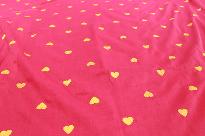 Linen Saree Pink Colour - Vaishali Silks