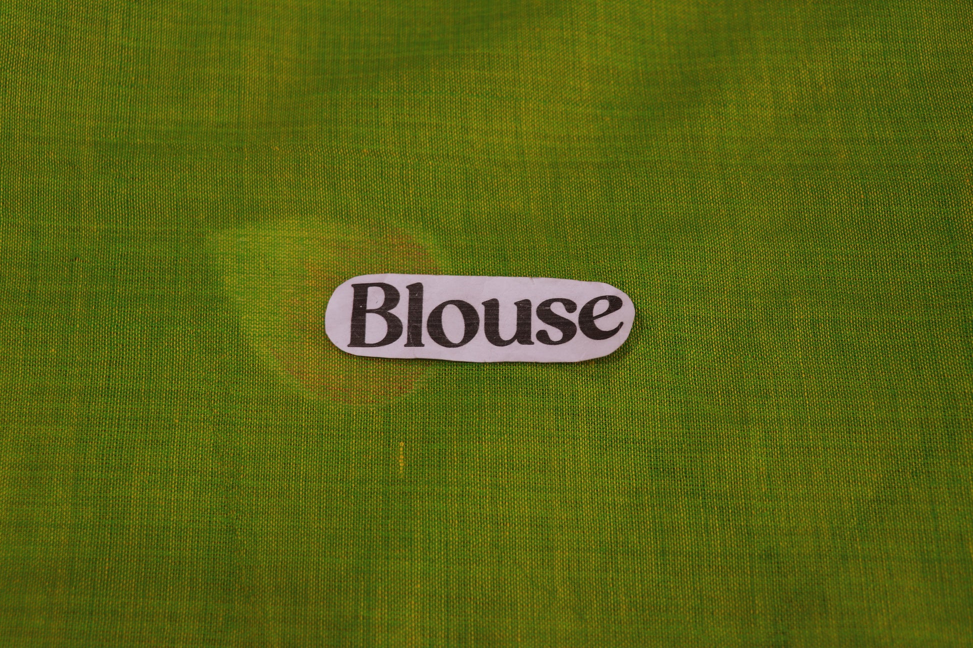 Linen Saree Parrot Green  Colour - Vaishali Silks