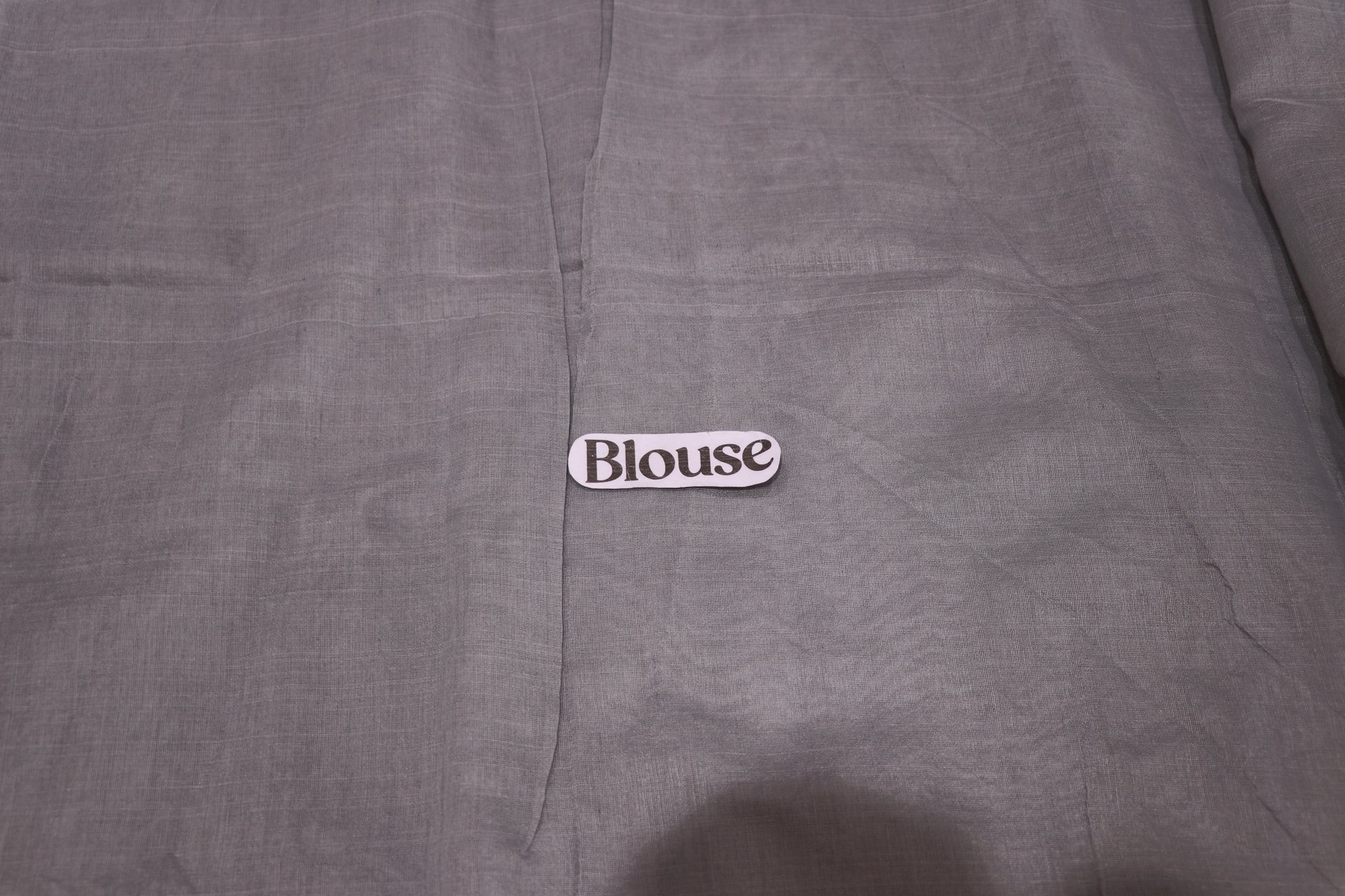 Linen Saree Gray Colour - Vaishali Silks