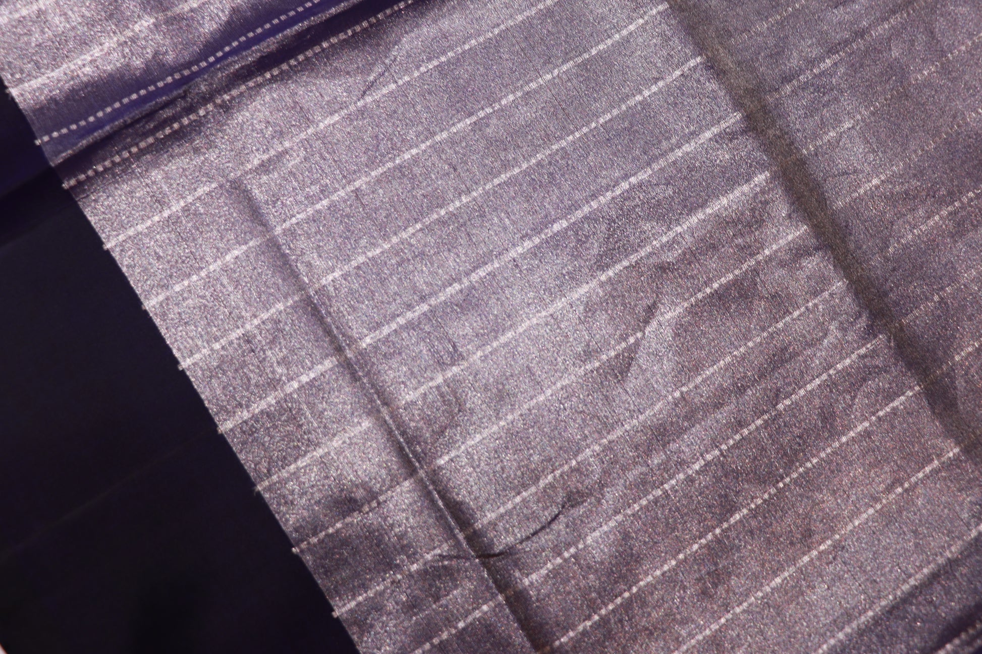 Pure Silk  Tissue  Saree  Dark Blue Colour - Vaishali Silks