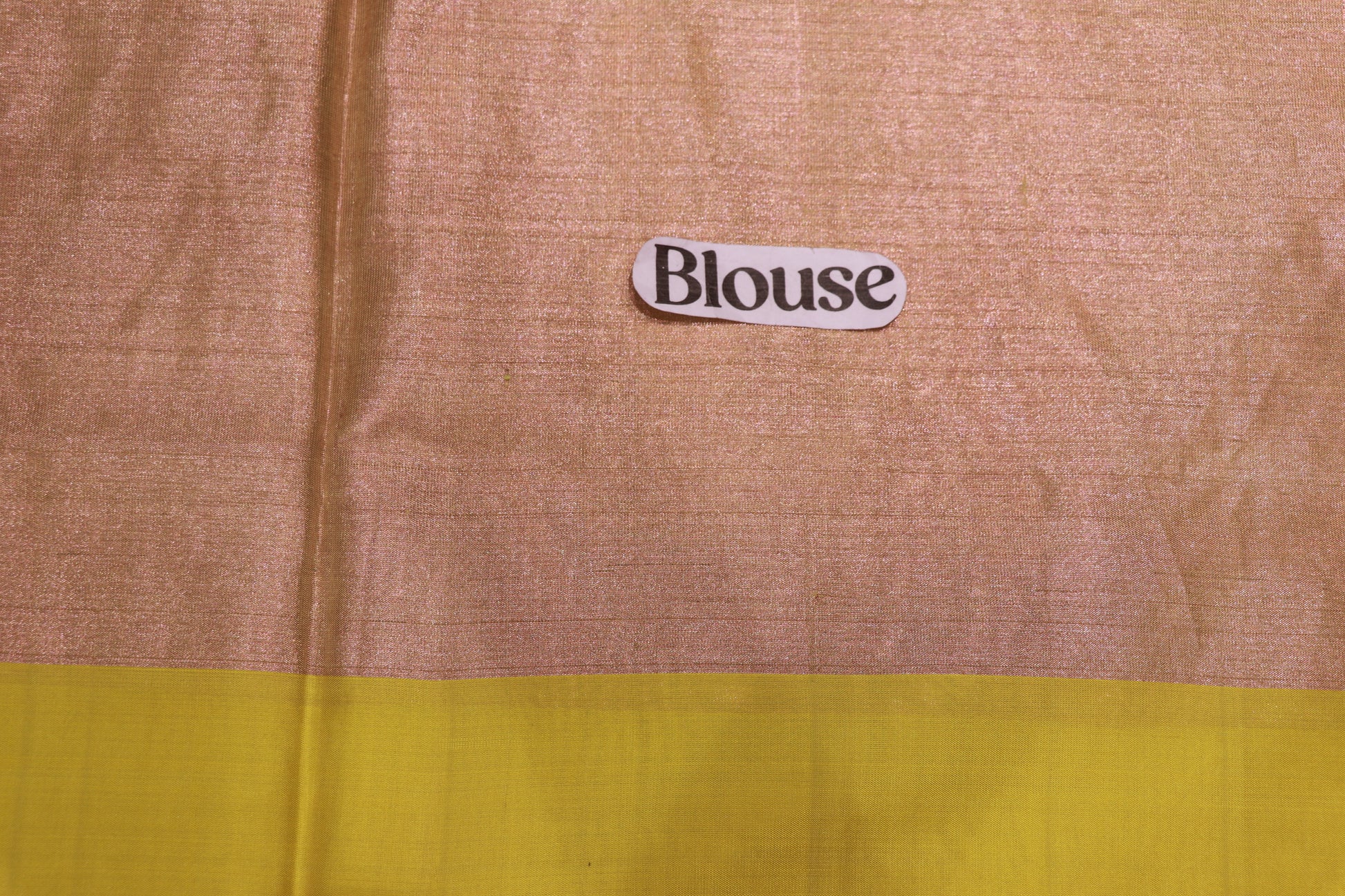 Pure Silk Tissue Saree Half White With Yellow  Mixed  Colour - Vaishali Silks